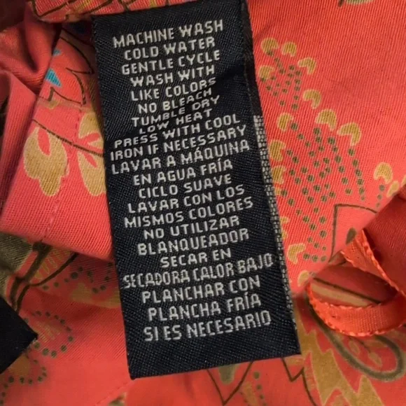 Jones New York Signature Halter Top Summer Dress Y2K Floral - Picture 7 of 7